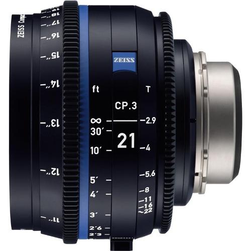 لنز-زایس--Zeiss-CP-3-21mm-T2-1-Compact-Prime-Lens-(Sony-E---Mount,-Feet)